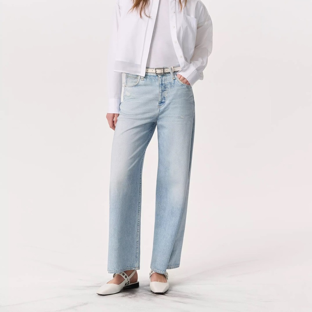Rag & Bone Miramar Sofie Ankle-Length “Sweatpant Jeans”